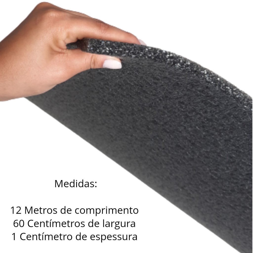 Espuma Ethafoam (EPE) 12metros X 60cm X 10mm.