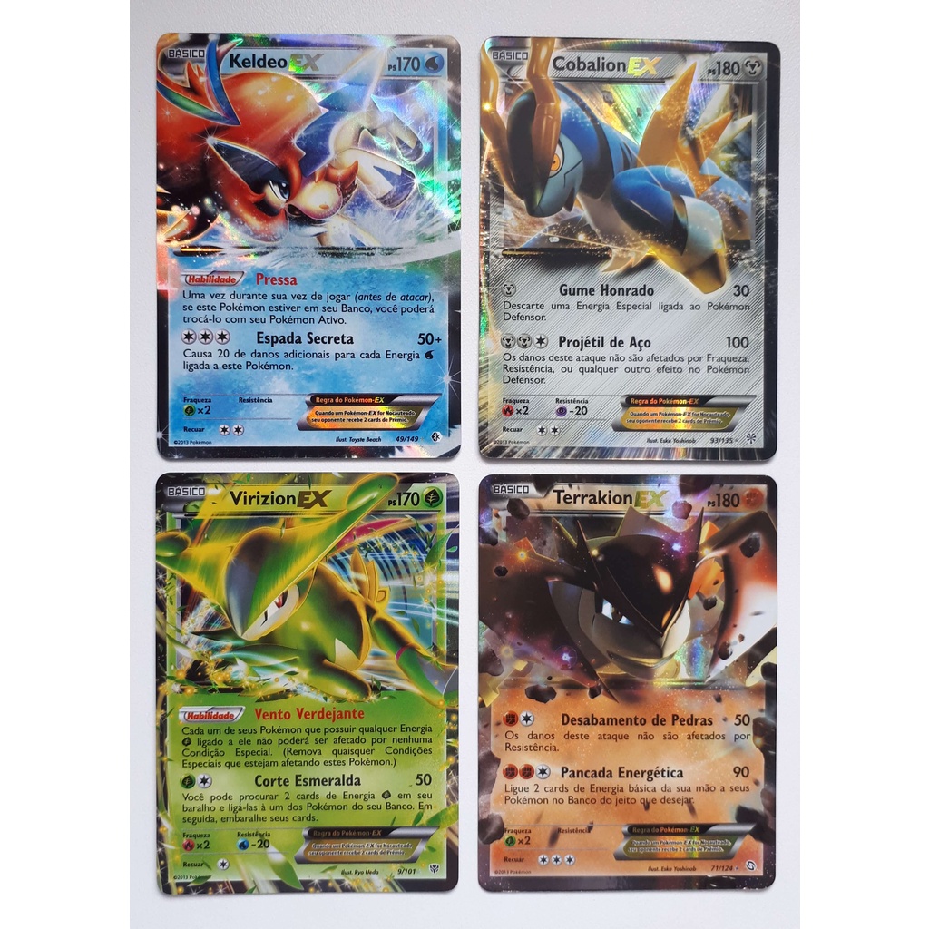 Carta Pokémon Lendário Virizion Trovões Perdidos