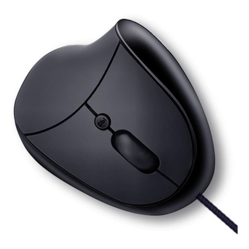 Mouse Óptico Vertical Ergonômico Com Fio - 5 botões