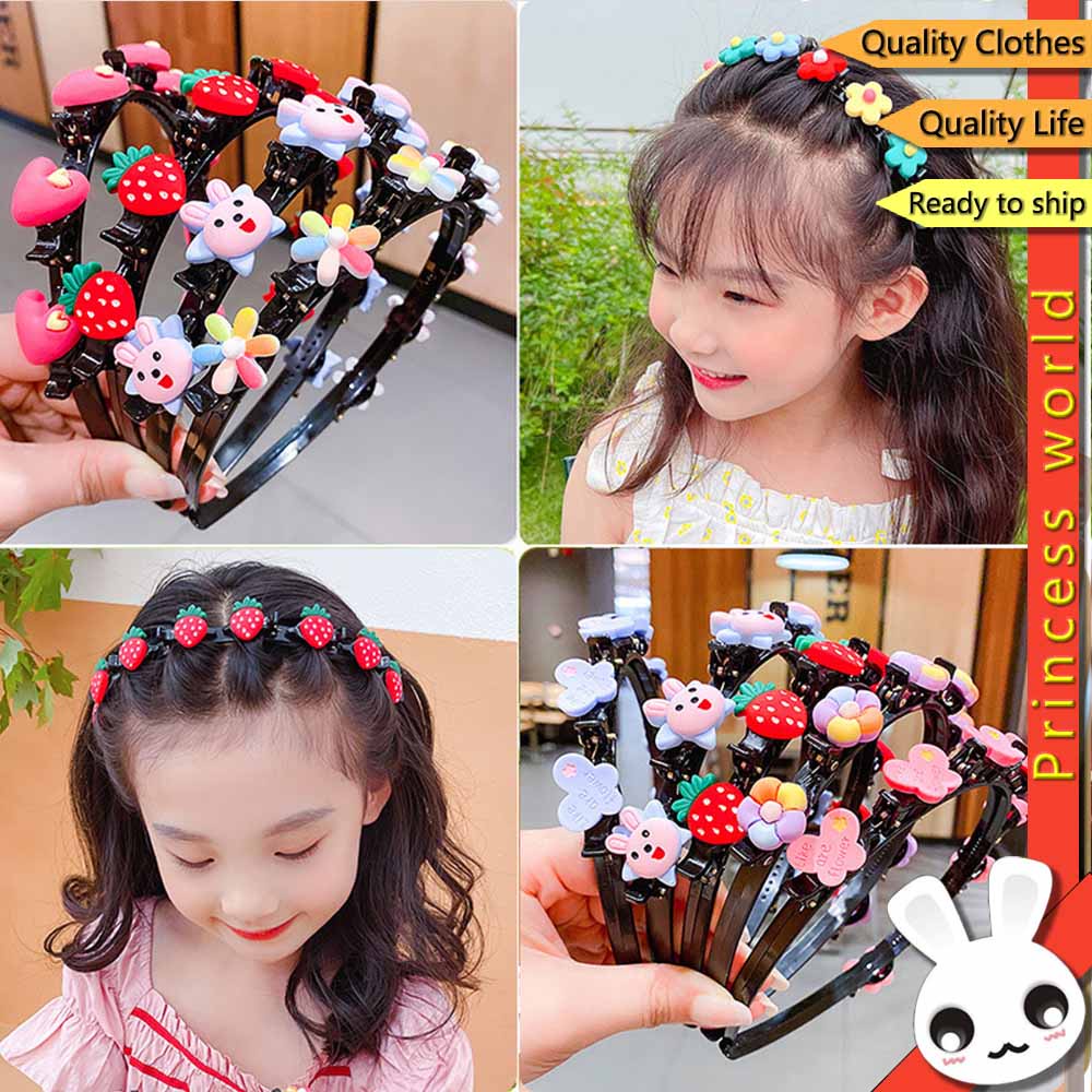 Penteado Infantil Fácil em Tiara com Elásticos e Trança Simples