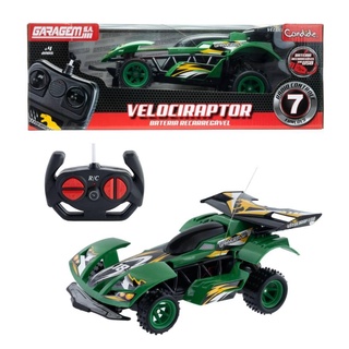 Veiculo Velociraptor Rc 7 Func - Bat Recarregavel - Verde