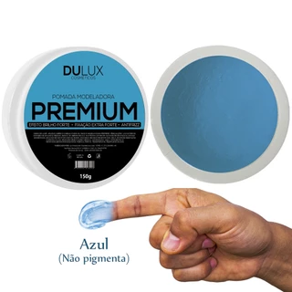 Cera Modeladora Premium Incolor Dulux 150g Barba e Cabelo Pomada Masculina Fixação Forte Barbearia