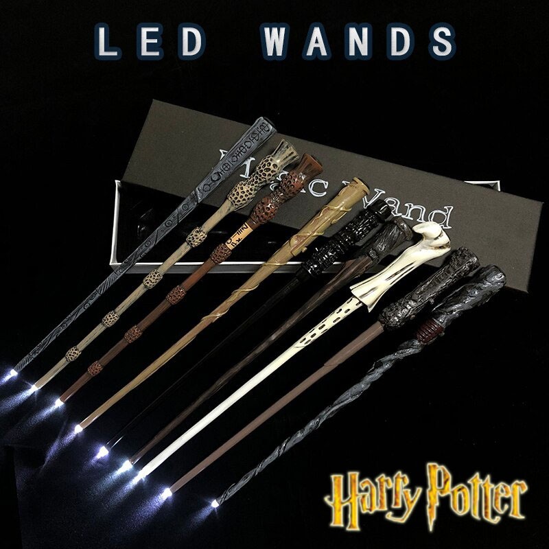 Varinhas mágicas com luz na ponta - Harry Potter - Nerd Loja