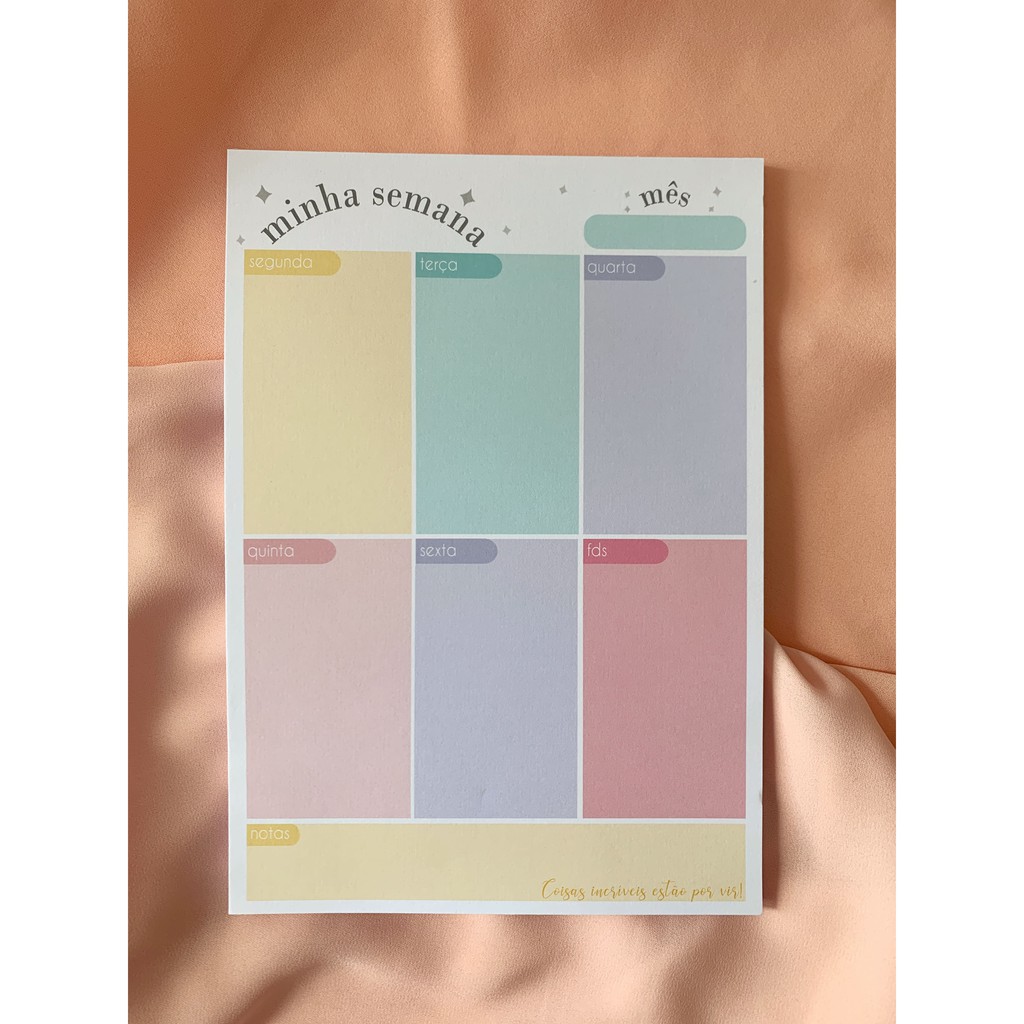 Planner semanal | Shopee Brasil