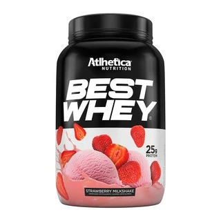 Proteína Best Whey - Sabor Strawberry Milkshake 900g - Atlhetica Nutrition