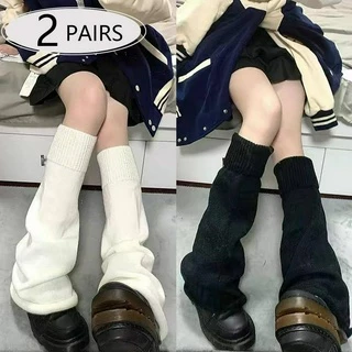 1 Par /2 Pares Senhoras Meias de Bezerros Pernas de Bezerros Millennium Hot Girl Cultura Japonesa Asiática jk Bell Mouth