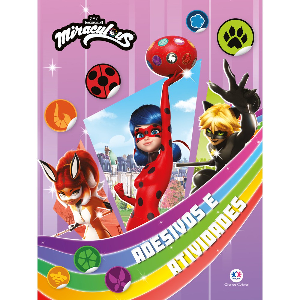 Livro - Ladybug - Prancheta para colorir - Vol. 2: Venha se aventurar em  mais uma incrível missão com Ladybug e Cat Noir! no Shoptime