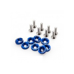 Arruelas Anilhas Acabamento Em Alumínio Parafusos M6 Kit C/8 | Shopee ...