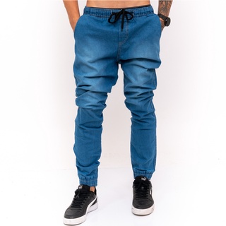 Calças Masculina Jogger Com Punho Elástico