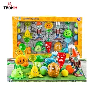 Thunlit Plants VS Zombies Conjunto De Brinquedos Com Cola Resistente Girassol