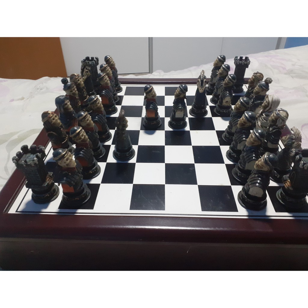 Jogo De Xadrez 2 Em 1 Chess Set 8508-2