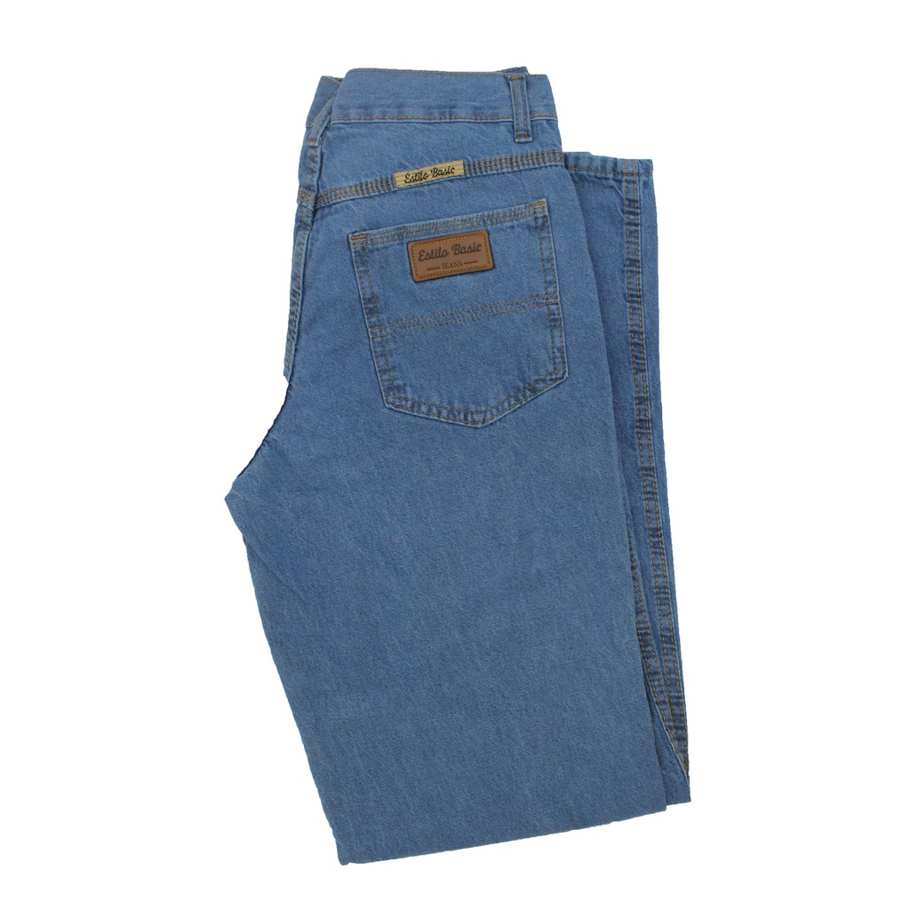 Calça Jeans RS Reforçada Masculina 50ao56 Básica Trabalho Serviço