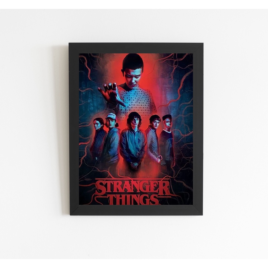 Quadro Decorativo Poster Stranger Things Temporada 2 30x42cm