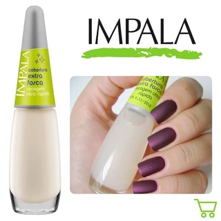 Esmalte Cobertura Extra Fosca Impala Base Secagem Ultra Rápida