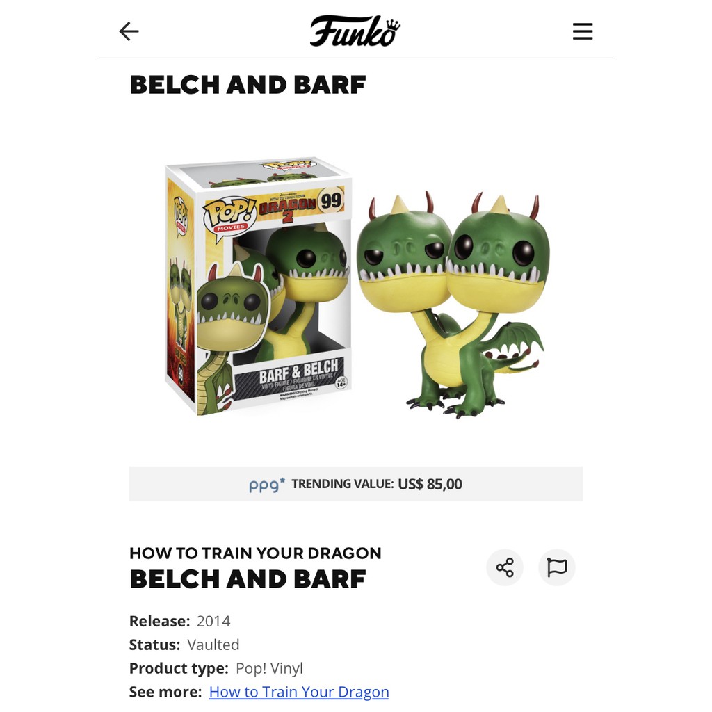 Barf & Belch offers Funko Pop #99