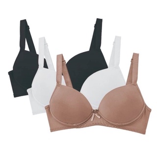 Sutian Com Bojo Kit 3 Pçs Alças Ajustáveis Reforçada Com Duas Camadas De Microfibra Cores Preto | Bege | Branco