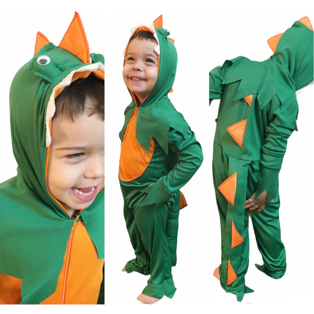 Fantasia de Dinossauro Inflável Casa de Uma Peça Passeio T Rex Air Blow Up  Divertido Vestir Festa Halloween Fantasia Infantil(4-6 anos)