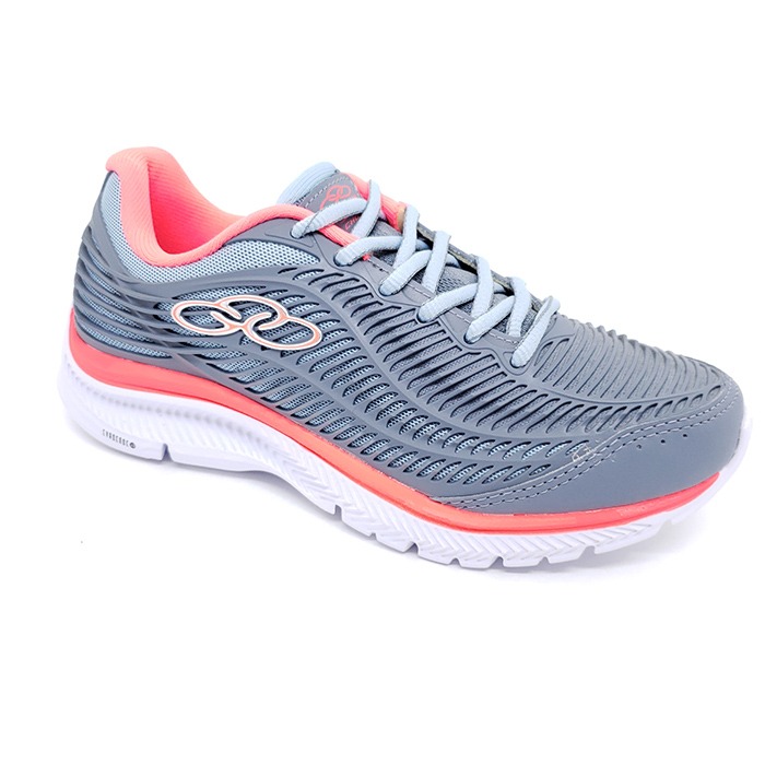 Tenis olympikus rosa e hot sale cinza