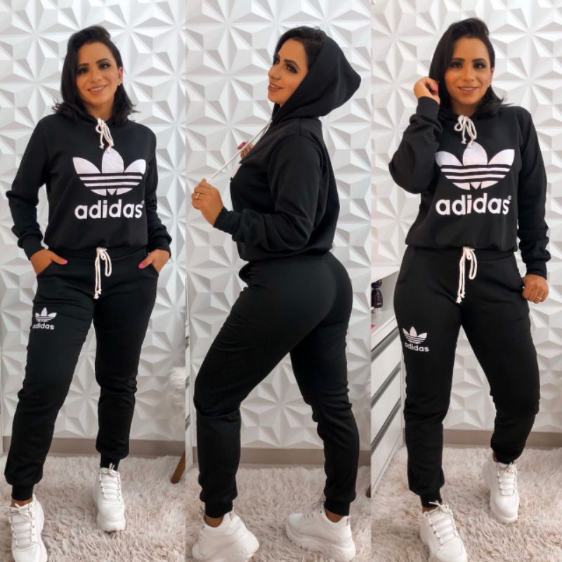 Conjunto de frio store da adidas feminino