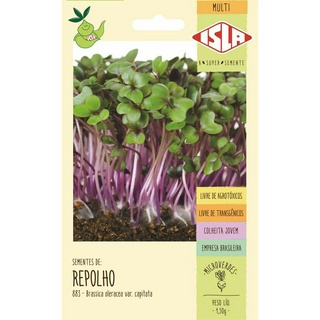 Sementes de Microverde de Repolho 3g - Isla