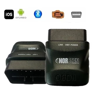 Scanner Automotivo Norscan o melhor Obd2 do Mercado com Bluetooth compatível c/ Android e IOS, serve em carros 2010 e acima a Gasolina, Etanol e alguns Diesel
