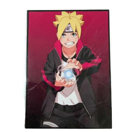 Quadro Decoratio Poste Boruto Filho Naruto Classico Retro