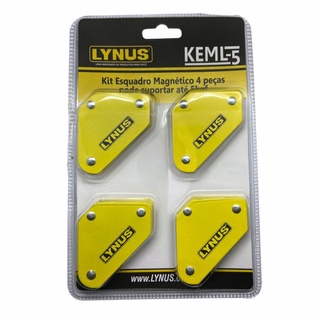 Kit Esquadro Magnetico p/ Soldador 5kg KEML-5 Lynus