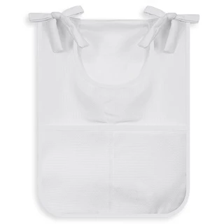 Porta Fralda / Porta Treco Piquet Branco Quarto Bebê Tecido 100% Algodão