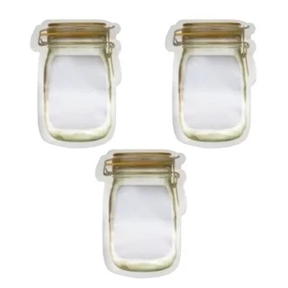Kit Sacos De Mantimentos 15 X 9,5 Cm Freezer E Geladeira