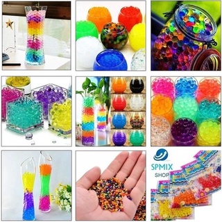 Brincar com bolinhas de gel coloridas - Water Beads