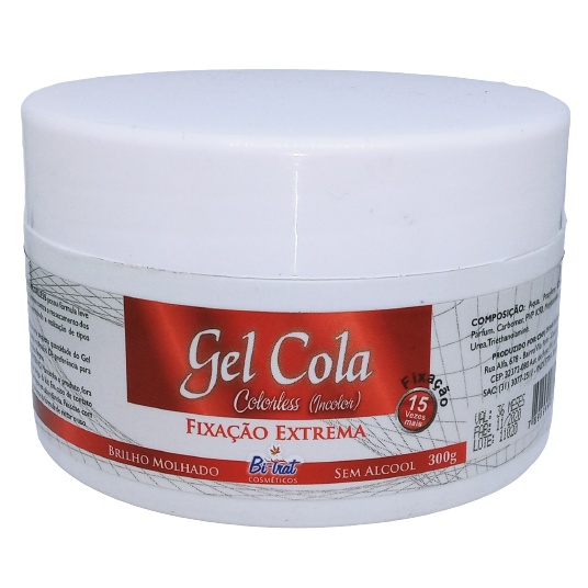 Gel Cola Hard Fix Fixação Extra 300g (Incolor) c/ filtro solar - Jit  Intermed - Maquiagem - Magazine Luiza