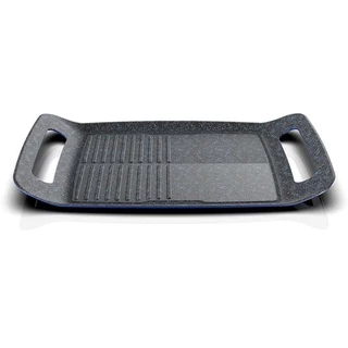 Chapa Antiaderente Teppanyaki - Ichef Shark Series - 49Cm - Azul