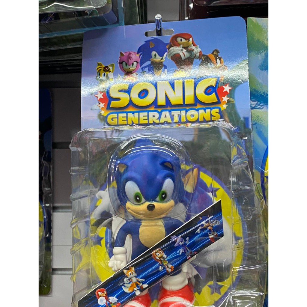Boneco do Sonic - Coleção do Jogo Sonic Generations - Sega 