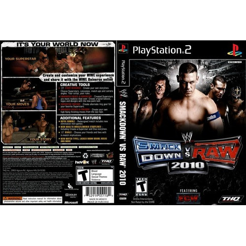 Jogo Wwe Smackdown Vs. Raw 2010 Ps2 Patch Shopee Brasil