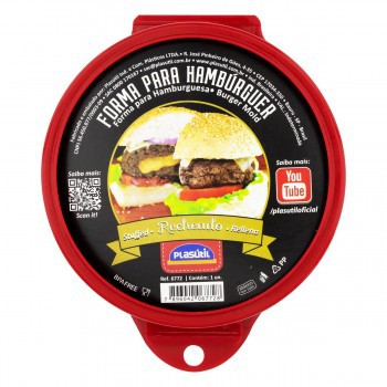Forma Grande Para Fazer Hamburguer Modelador Prensador Fabricar Hamburguer Recheado Hamburgueria Plasutil