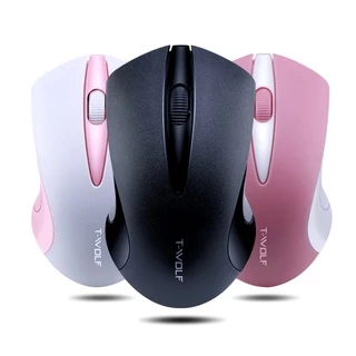 T-wolf Q2 Preto 2.4g Sem Fio Óptico Escritório Mini Mouse 3 Botão