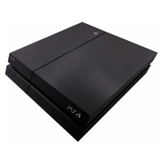 Skin Ps4 Fat - Preto Carbono automotivo