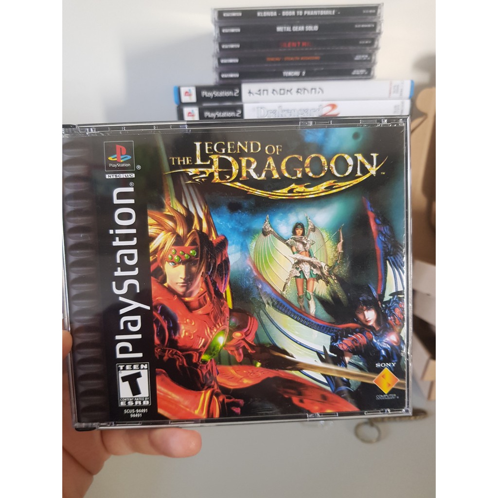 PS1 - Legend of Dragoon - MÍDIA PRETA