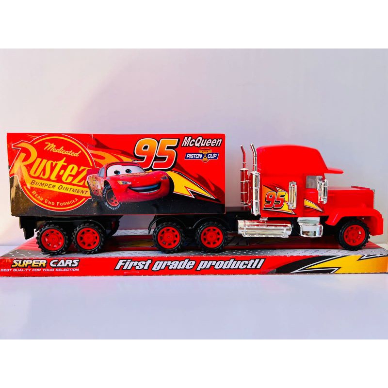 Caminhão Mack Cars Relâmpago Mcqueen De Fricção 40 cm