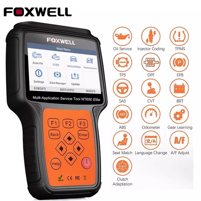 Foxwell-GT65 OBD2 Scanner Automotivo, Leitor de Código do Sistema Completo  Profissional, A e F Óleo 24 Reset, Teste Ativo, OBD 2 Ferramenta De  Diagnóstico Do Carro - AliExpress