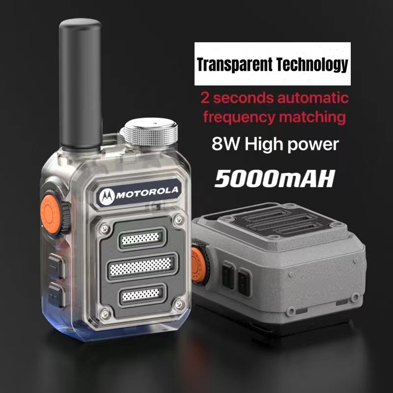 Mini Walkie Talkie 2-Segundos Correspondência Automática De Freqüência Com Uma Distância De Fala De 8KM Equipe Cross-country Jungle Adventure