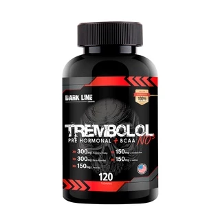 Trembolol 120 Tabs Dark Line Laboratories Pre Hormonal + Bcaa Aumento de Força e Massa Nunca Visto
