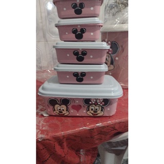 kit tapoer 5 peças pintado de Mickey