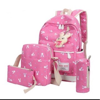 Coelhinho 4 Em 1 Mochila/Moda Feminina E Infantil