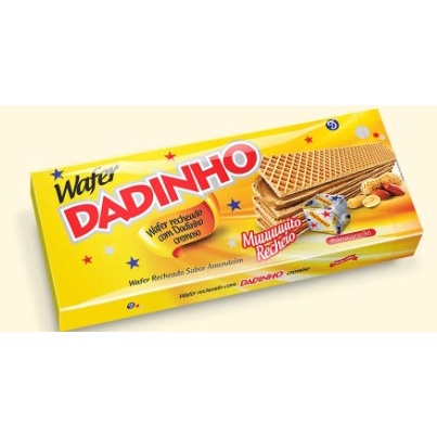 Wafer dadinho original sabor de infância | Shopee Brasil