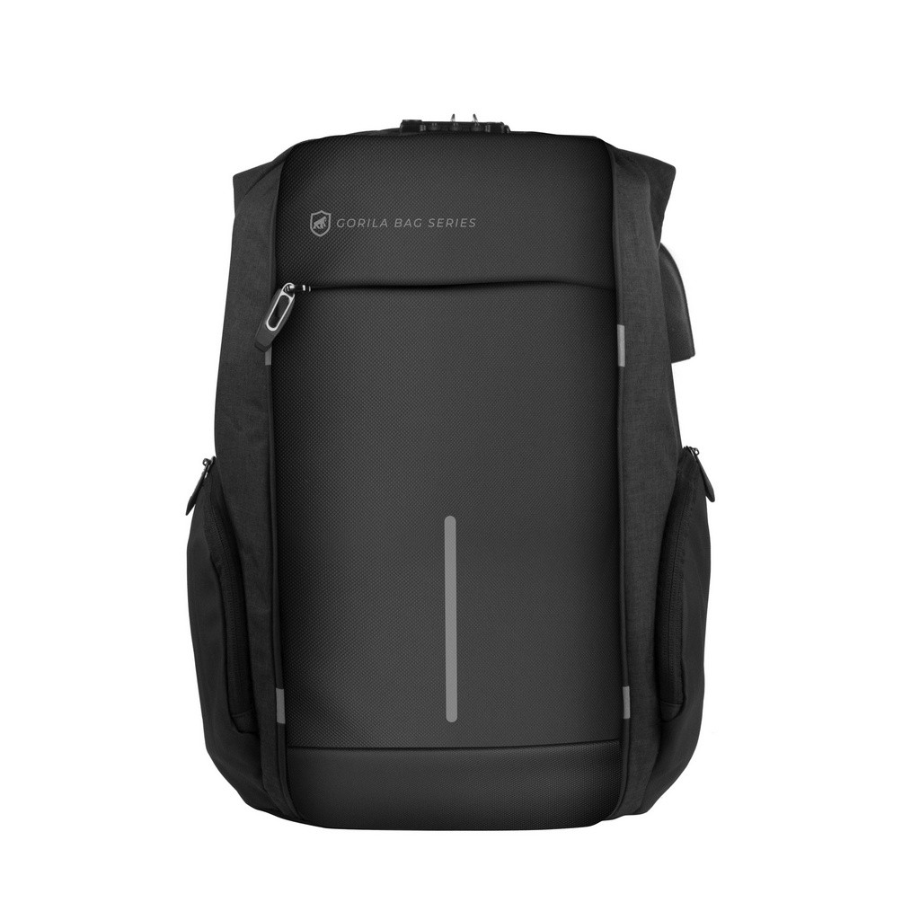 Mochila Locker ziper oculto anti-furto conector USB - Gshield | Shopee ...