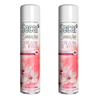 Aromatizador de ambiente Secar Cerejeira de Kyoto 360ml - 2 unidades