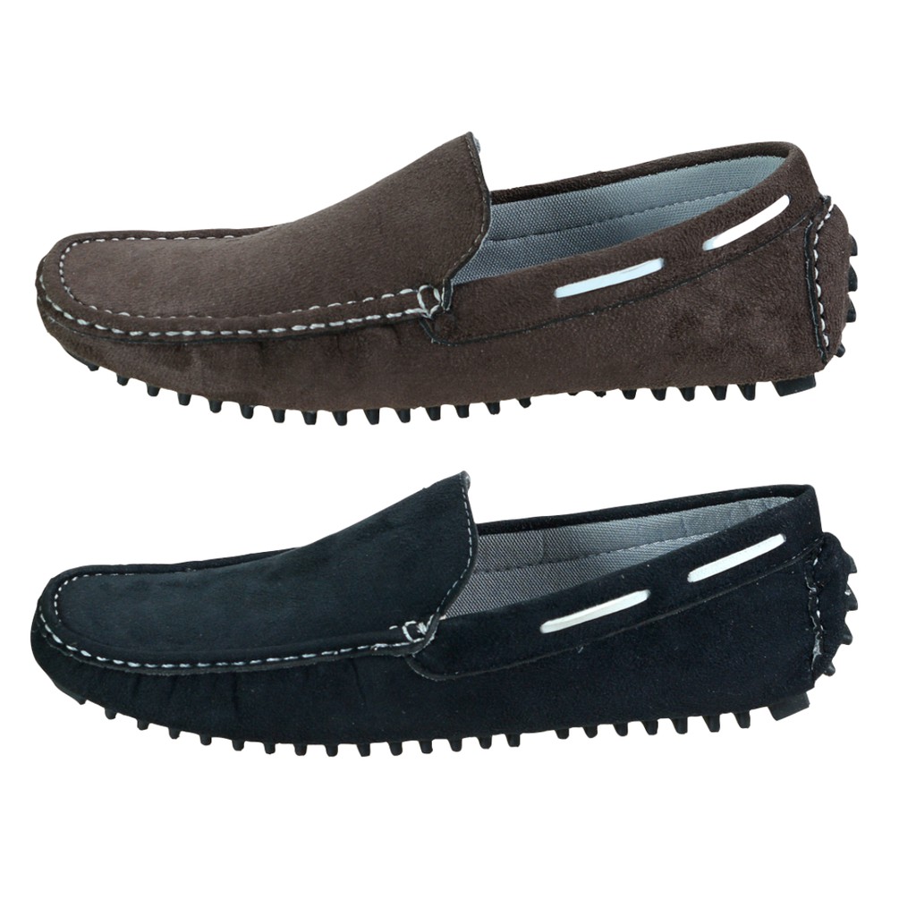 Mocassim masculino hot sale preto camurça