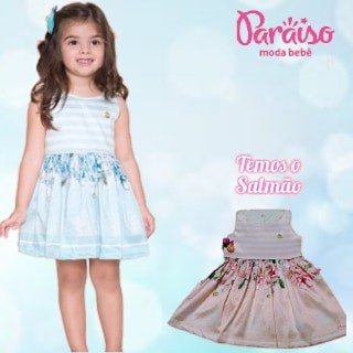 Vestido Infantil de Festa da Paraiso tamanho2 anos | Shopee Brasil
