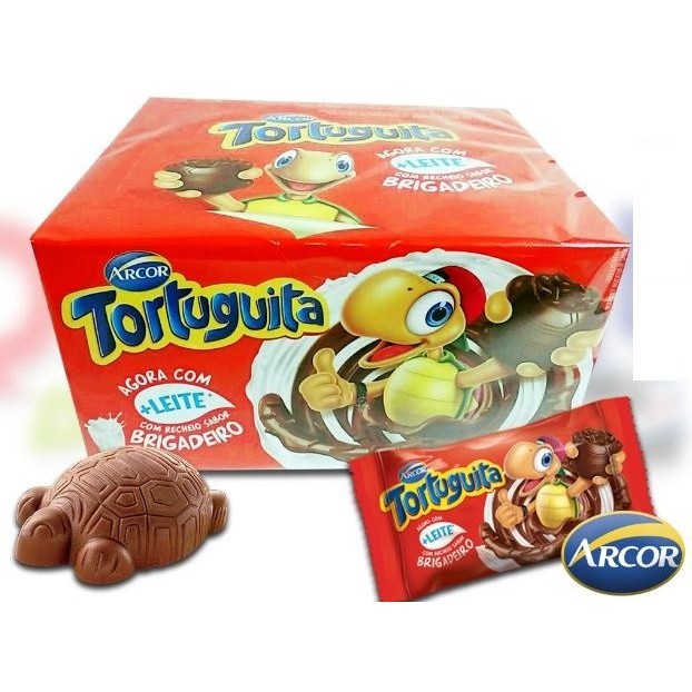 Caixa Tortuguita Sabor Brigadeiro 